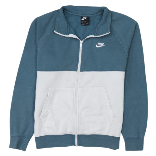 Nike Men's Blue Full Zip Fleece Sweatshirt M Regular Fit