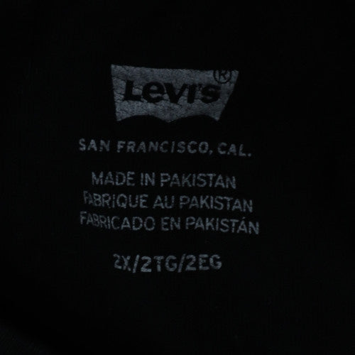 Levi's Mens Black 2XL Logo Graphic Cotton Crew Neck T-Shirt