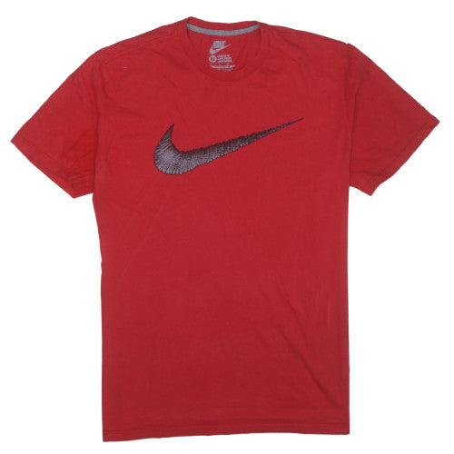Nike Men's Red XL Regular Fit Crew Neck Sports T-Shirt