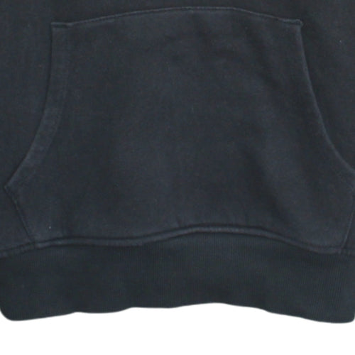 Tommy Jeans Men's Black Pullover Hoodie XS Logo Fleece Sweatshirt