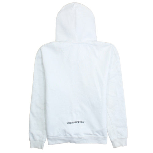 Jordan Men's White Full Zip Hoodie Medium Sportswear