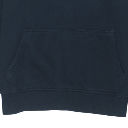 Tommy Hilfiger Men's Blue Logo Hoodie Size L Pullover Fleece