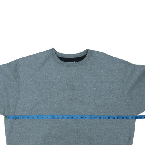 Champion Men’s Grey 2XL Pullover Fleece Sweatshirt Crew Neck