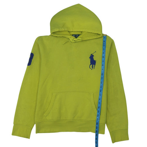 Polo Ralph Lauren Mens Green Hoodie L Pullover Cotton Blend Logo