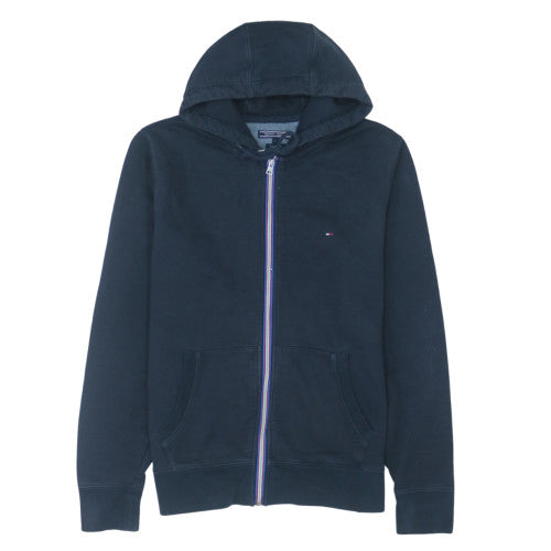 Tommy Hilfiger Men’s Blue Full Zip Hoodie Size L Vintage Fit