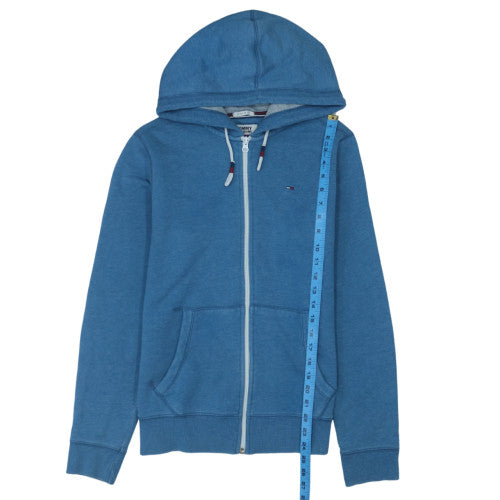 Tommy Jeans Men's Blue XS Full Zip Hoodie Sweatshirt