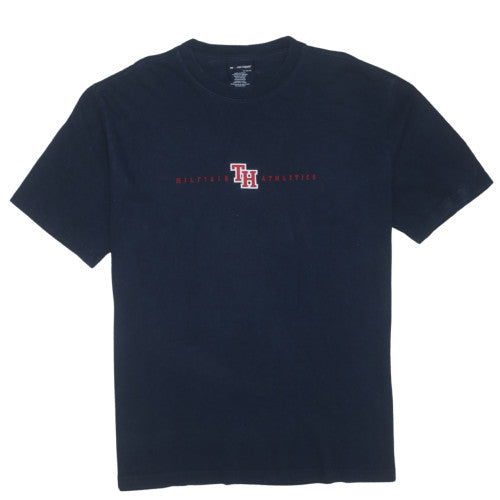 Hilfiger Athletics Men's Navy Blue Cotton Crew Neck T-Shirt XL