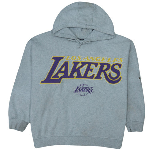 Primark NBA Los Angeles Lakers Grey Hoodie Women XL Pullover Hooded Sweatshirt