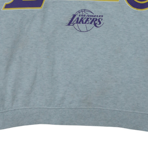 Primark NBA Los Angeles Lakers Grey Hoodie Women XL Pullover Hooded Sweatshirt