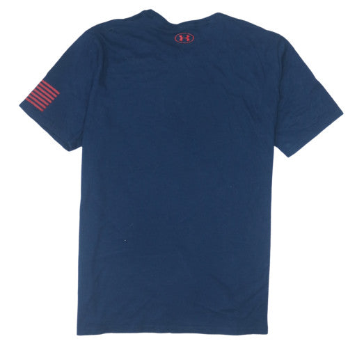 Under Armour Men's Navy XL HeatGear Loose Fit Graphic T-Shirt