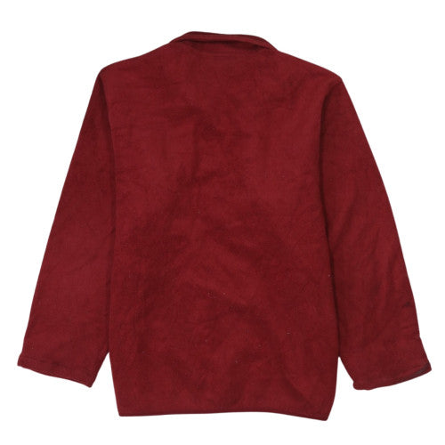 Helly Hansen Mens Red Fleece Full Zip Jacket Size L Outdoor