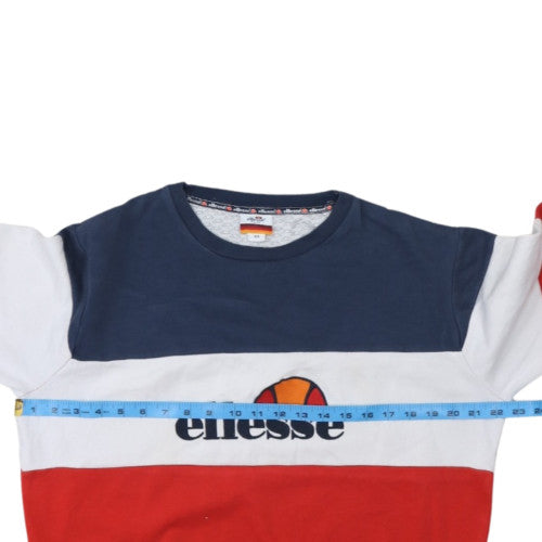 Ellesse Men’s Multicoloured XS Crew Neck Pullover Sweatshirt