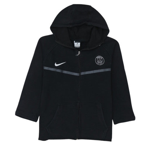 Nike Boys Black Full Zip Hoodie Paris Saint-Germain M Football Style