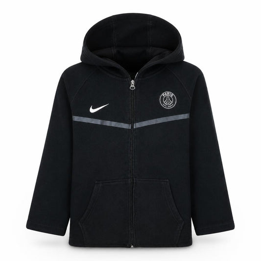 Nike Boys Black Full Zip Hoodie Paris Saint-Germain M Football Style