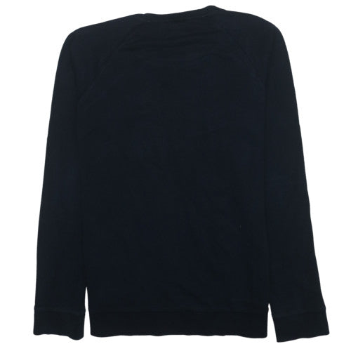 Hugo Boss Men's Black Cotton Crew Neck Sweatshirt M