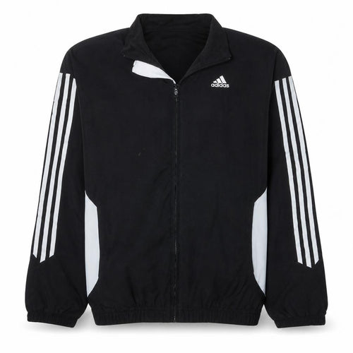 adidas Men's Black Full Zip Sports Sweatshirt Size L