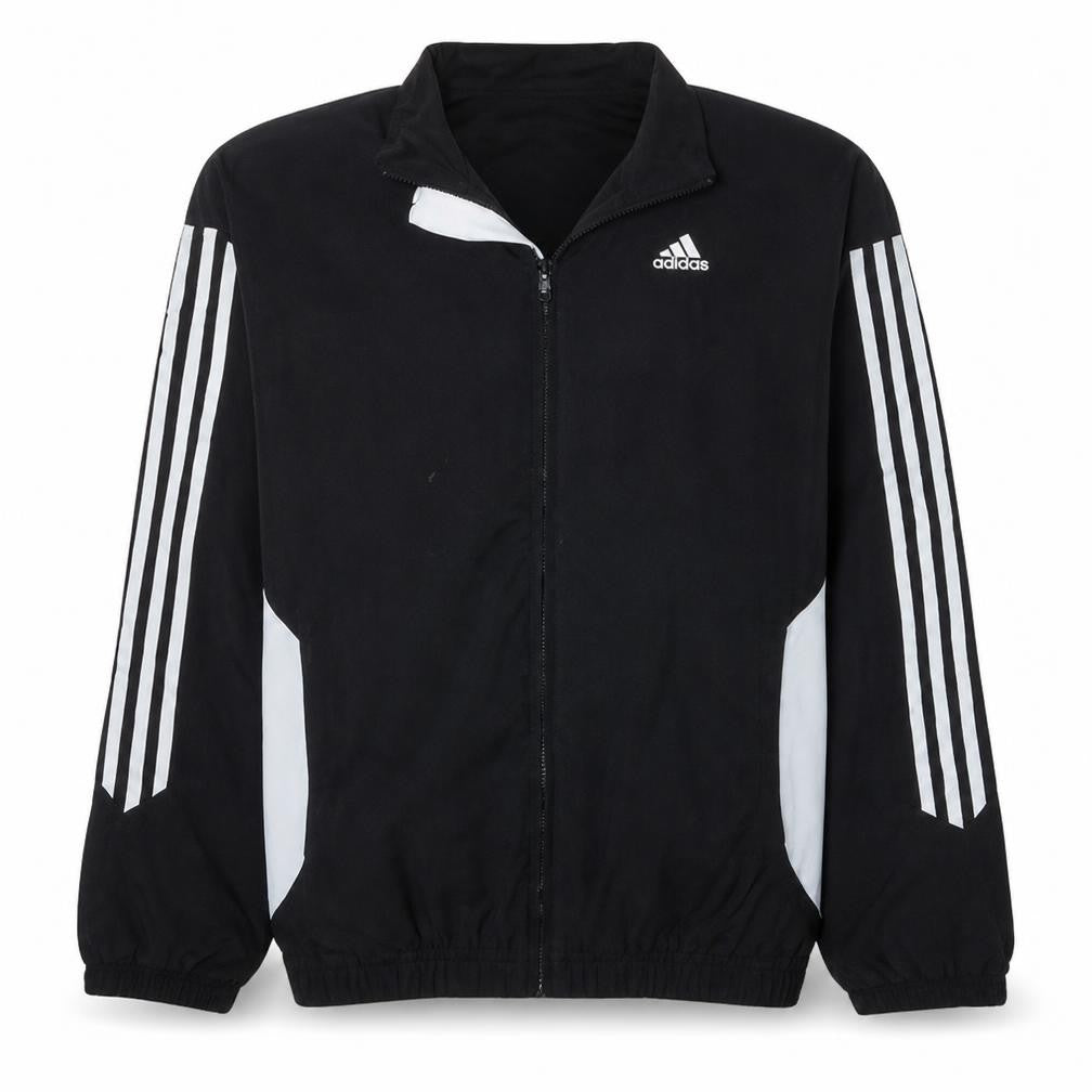 adidas Men's Black Full Zip Sports Sweatshirt Size L