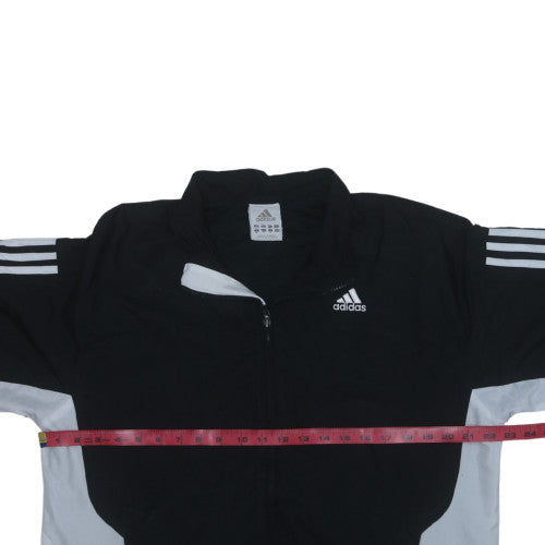 adidas Men's Black Full Zip Sports Sweatshirt Size L