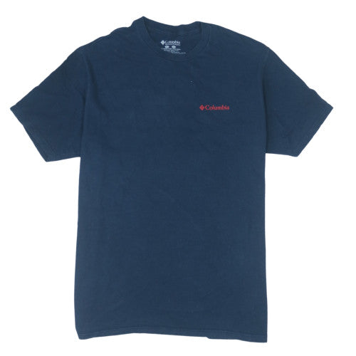 Columbia Men's Blue XL Patriotic USA Graphic Cotton T-Shirt