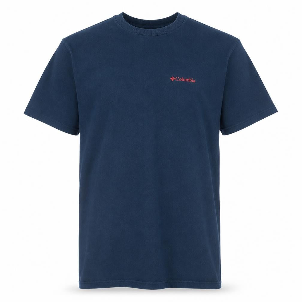 Columbia Men's Blue XL Patriotic USA Graphic Cotton T-Shirt