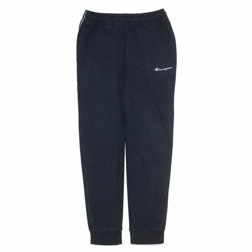 Champion Men's Black Jogger Trousers M Elastic Waist Side Stripe