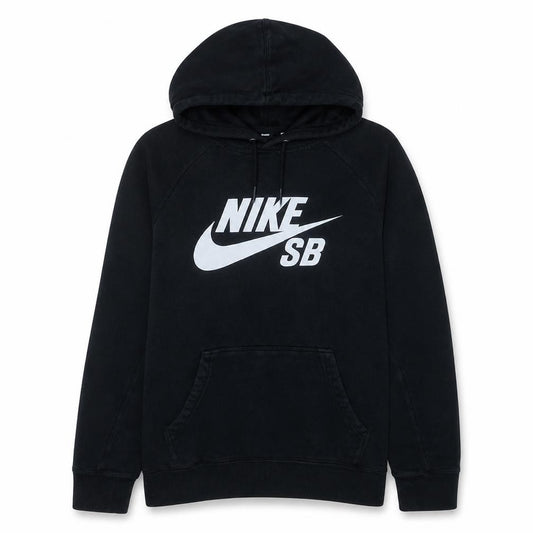 Nike SB Boys Black Pullover Hoodie S Cotton Blend Skateboard Sweatshirt