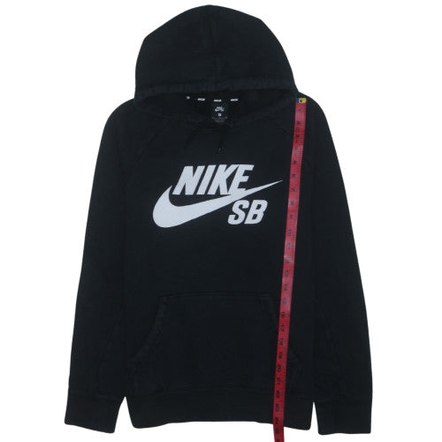 Nike SB Boys Black Pullover Hoodie S Cotton Blend Skateboard Sweatshirt