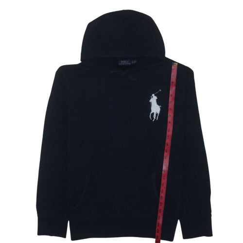 Polo Ralph Lauren Mens Navy Hoodie Large Embroidered Logo Pullover