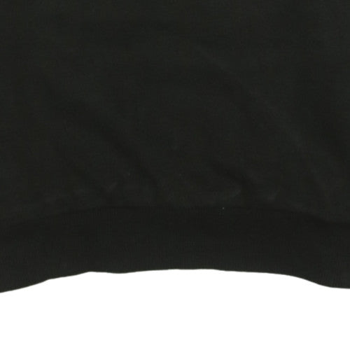 Napapijri Men's Black Pullover Hoodie Medium Fleece Logo