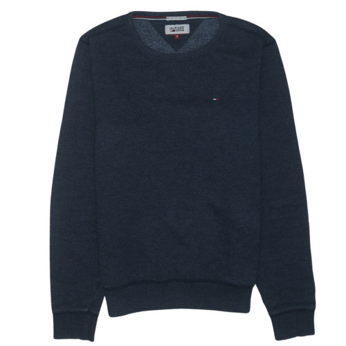 Hilfiger Denim Men's Blue Small Crew Neck Pullover Sweatshirt