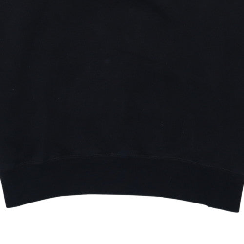 Ralph Lauren Men's Black Logo Crew Neck Sweatshirt Size L