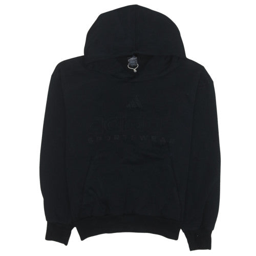 adidas Men's Black Pullover Hoodie Size L Sportswear Fleece
