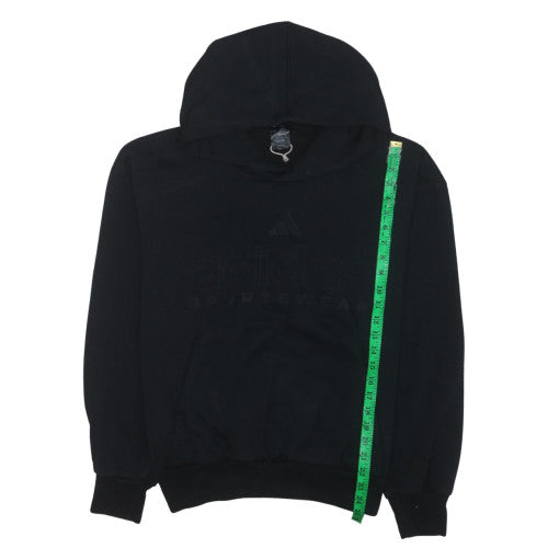 adidas Men's Black Pullover Hoodie Size L Sportswear Fleece