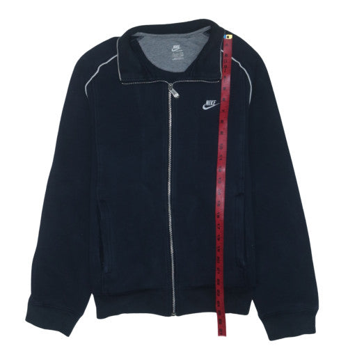 Nike Men's Blue Full Zip Fleece Sweatshirt M Regular Fit