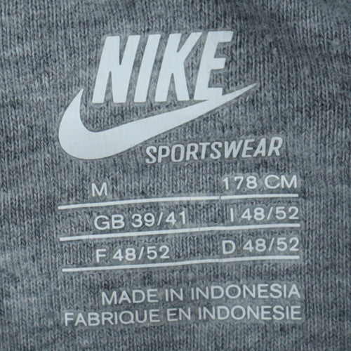 Nike Men's Blue Full Zip Fleece Sweatshirt M Regular Fit