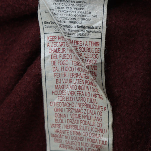 Nike Men’s Brown L Pullover Fleece Sweatshirt Crew Neck Logo Sports Top