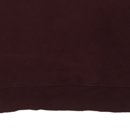 Nike Men’s Brown L Pullover Fleece Sweatshirt Crew Neck Logo Sports Top