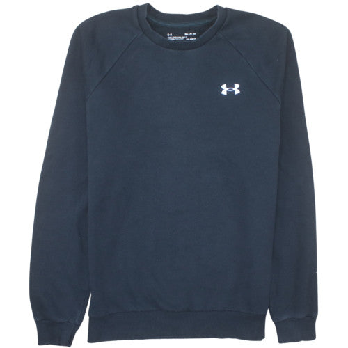 Under Armour Men's Black Small Fleece Crew Neck Sweatshirt