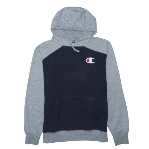 Champion Men's Grey & Navy XL Pullover Hoodie