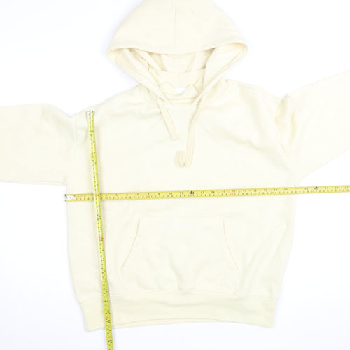 Champion Men's Beige Pullover Hoodie Size L Regular Fit Fleece