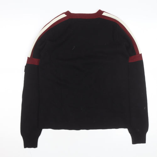 G-Star RAW Women's Black Crew Neck Cotton Jumper Size M