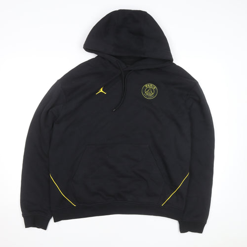 Jordan Paris Saint-Germain Black Men's Pullover Hoodie M