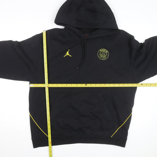 Jordan Paris Saint-Germain Black Men's Pullover Hoodie M
