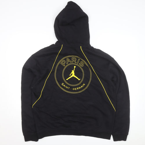 Jordan Paris Saint-Germain Black Men's Pullover Hoodie M