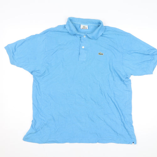 Lacoste Men's Blue Cotton Polo Shirt Size XL Classic Fit