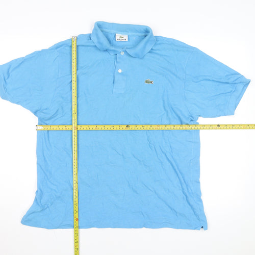 Lacoste Men's Blue Cotton Polo Shirt Size XL Classic Fit