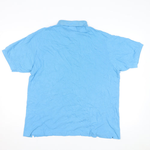 Lacoste Men's Blue Cotton Polo Shirt Size XL Classic Fit