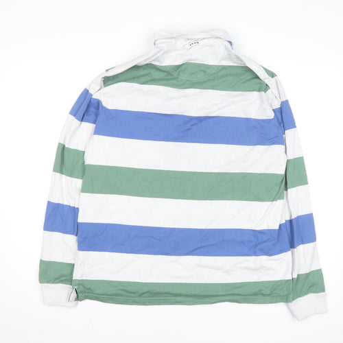 Marks and Spencer Men's Multicoloured XL Striped Rugby Shirt