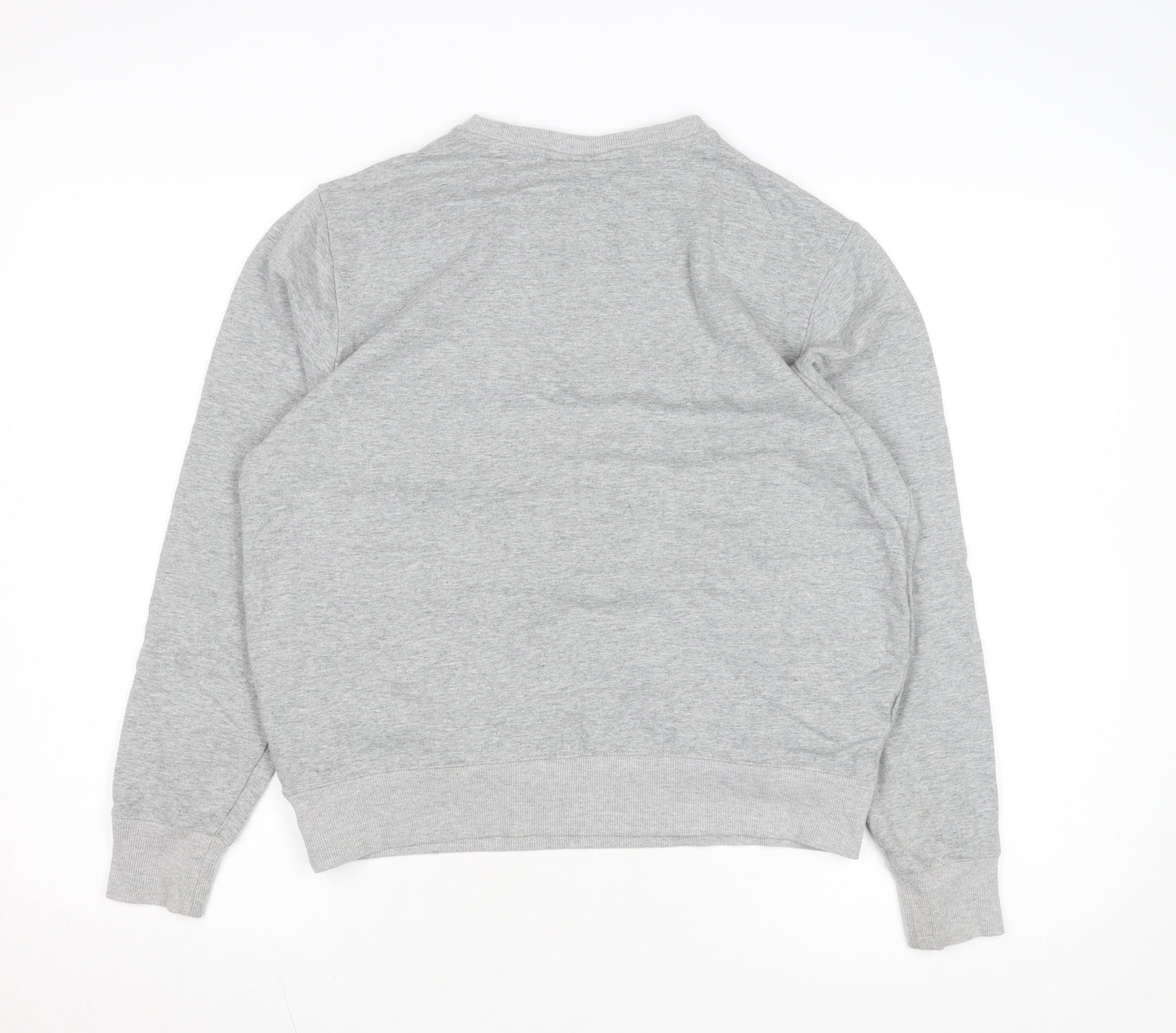 FILA Men's Grey Crew Neck Regular Fit Sweatshirt M