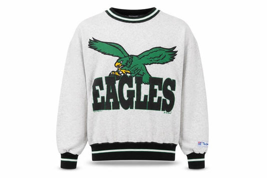 Front view of The Game Men's Grey Eagles Graphic Pullover Sweatshirt, size M